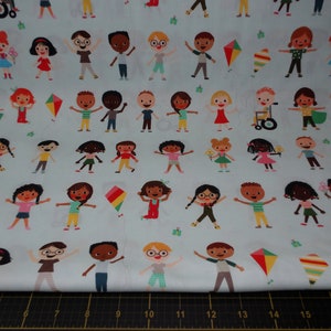 Robert Kaufman. Bright Days. Kids Mint - Designed by Ann Kelle