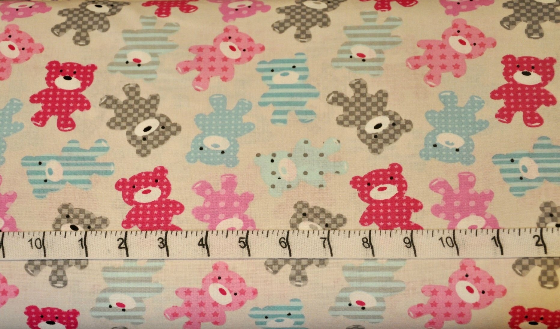 Stof Baby Cub Toss Rose 63in Wide PRINTED. - Etsy