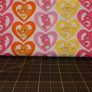 Camelot-stoffen. Troetelbeertjes. Warm Hearts Pink
