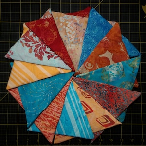 The Heat of Summer Hoffman Batik Fat Quarter Bundle - 12 Stück Batik FQ Bundle - 100% Baumwolle Batik