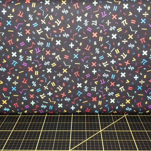 Math Fabric - Etsy