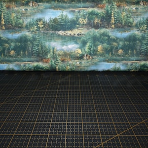 Northcott. Northwood Naturescapes. Trees Scenic Green DIGITAL PRINT