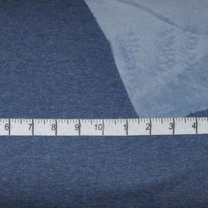 Stof France. Sweater Knit Denim 63 inch - Minky Backed Sweater Knit Fabric