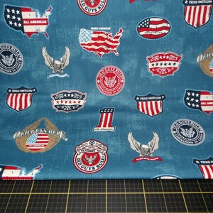 Robert Kaufman. Old Guys Rule. Banners Denim