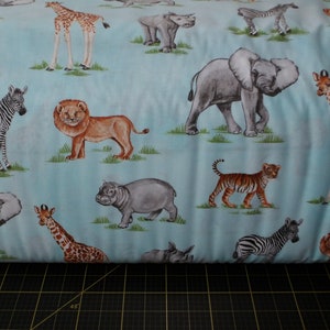 Northcott. Baby Safari. Baby Animals Turquoise
