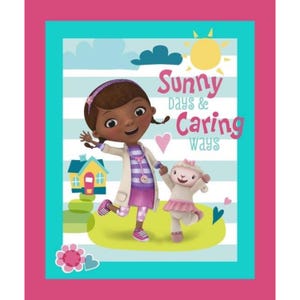 Springs Creative Doc McStuffins Sunny Days & Caring Ways Panel Full Yard