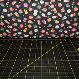 QT Fabrics. Order Up. Sushi Black