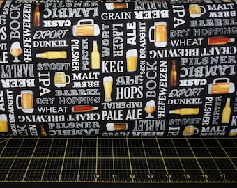 Timeless Treasures. Beer Tasting. Grab Me A Beer Words Black
