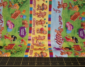 QT Fabrics. Candyland. Gingerbread Stripe - Game Original Artwork