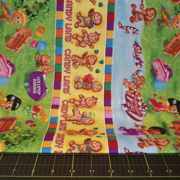 QT Fabrics. Candyland. Gingerbread Stripe - Game Original Artwork