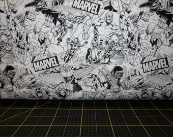 Springs Creative. Marvel Avengers. Avengers Sketch Black/white - Etsy