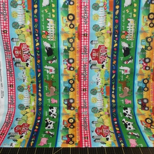 Kanvas. Barnyard Rules. Barnyard Stripe Multi