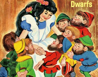 David Textiles. Vintage Storybook. Snow White Panel Full Yard Digitally Printed