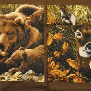 Andover Fabrics. Northwoods Panel 2/3 yd