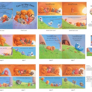 Elizabeth Studios. Ten in the Den Book Panel Full Yard