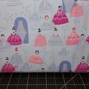 FINAL Full Yard - Moda. Once Upon A Time. Grand Ball Lavender - Out of Print Stacy Iest Hsu Fabric