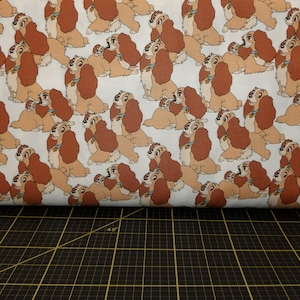 Camelot Fabrics. Lady and the Tramp. Lady Stack Cream