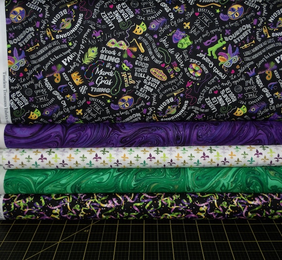 Timeless Treasures, New Orleans Themed Fabric