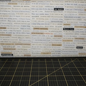 Free Spirit. Laboratory. Creepy Clippings Neutral - Designed by Tim Holtz