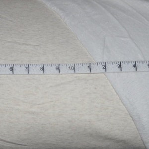 Stof France. Sweater Knit Ecru 63 inch - Minky Backed Sweater Knit Fabric