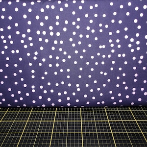 Hoffman Fabrics. Indah. Polka Dots Purple BATIK
