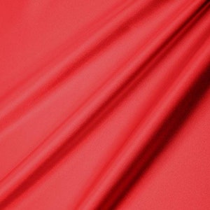 Shannon Fabrics. Silky Satin Red 58/60 wide
