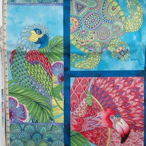 Wilmington Prints, Paradise Falls. Craft Panel Multi 2/3 yd
