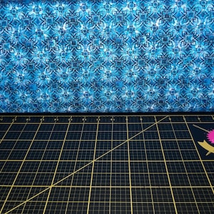 QT Fabrics. Wizards and Warriors. Geo Medallion Blue