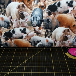 Elizabeth&#39;s Studio. Farm Animals. Pigs Brown