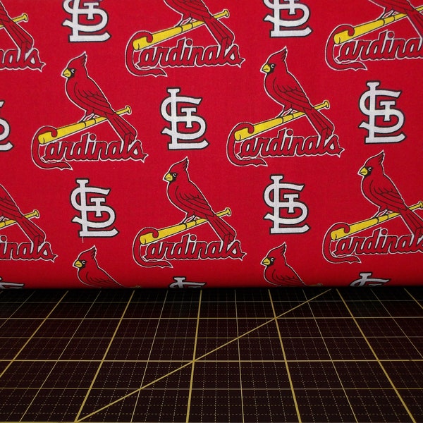 Fabric Traditions. MLB St. Louis Cardinals Allover 58/60 wide