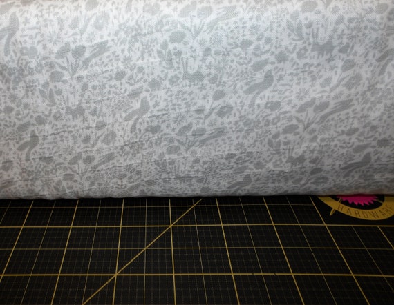 Michael Miller. Shadow Garden Gray SWADDLE CLOTH 52 Wide Out of Print Sarah Jane Fabric Etsy Canada