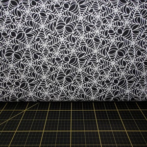 Henry Glass. Boo! Spiderweb Black Glow in the Dark