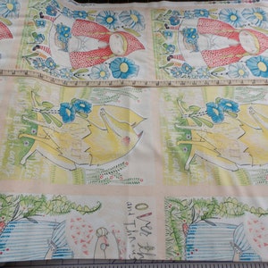 Blend Fabrics. Little Red Cast of Characters Panel - Pillow blocks or quilting panel - Little Red Riding Hood Collection by Cori Dantini