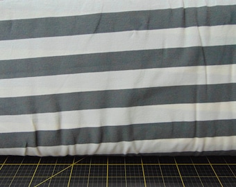 Art Gallery. Striped Bold Graphite KNIT 58/60 inch