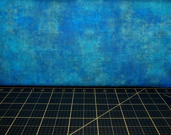 In The Beginning. Halcyon. Brushed Tonal Blue DIGITALLY PRINTED