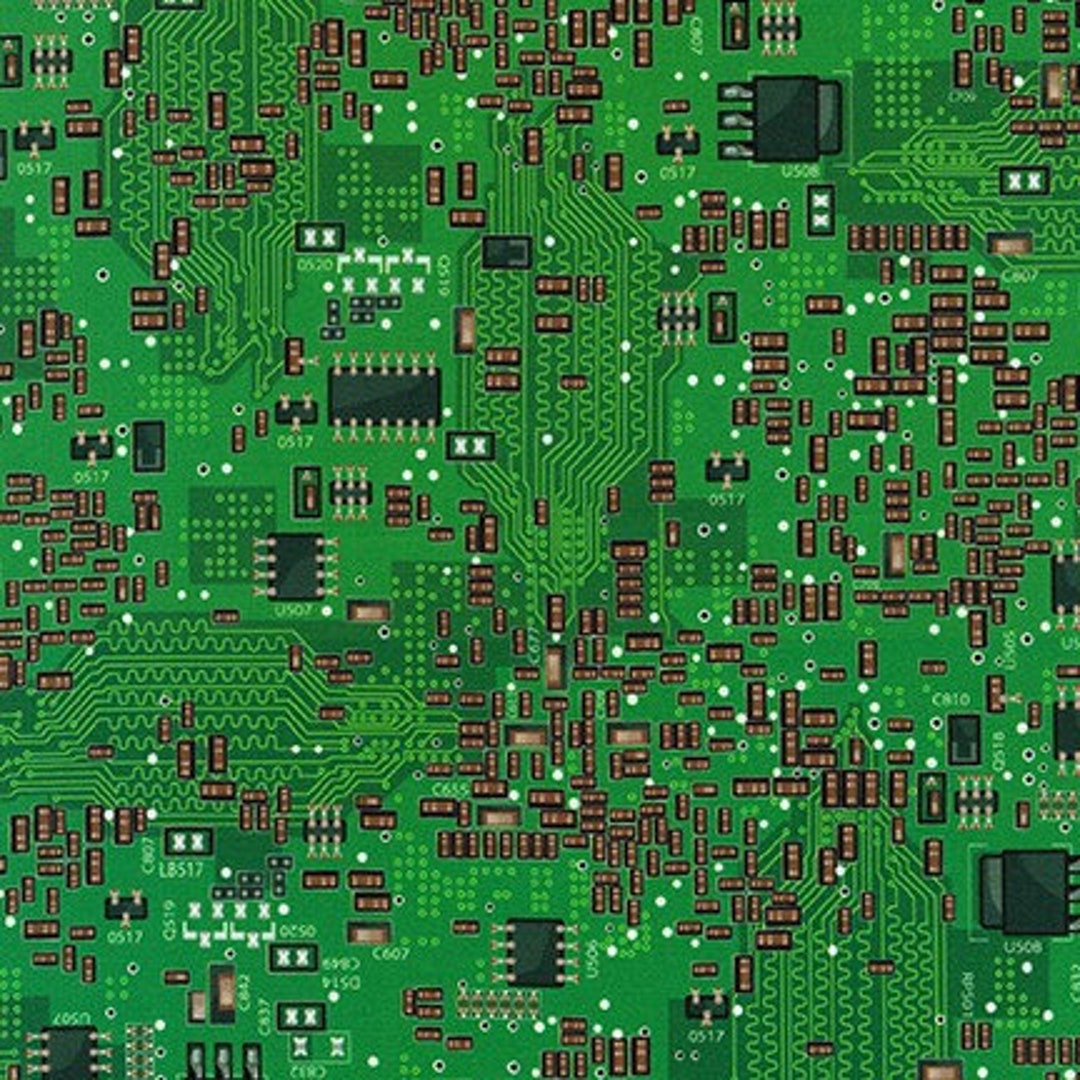 Robert Kaufman. Science Fair. Motherboard Bright Idea - Etsy
