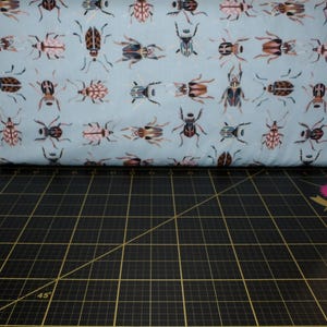 Figo Fabrics. Forage. Bugs Blue - Figo is a division of Northcott