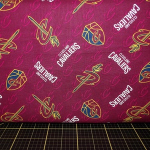 Camelot Fabrics. NBA Cleveland Cavaliers Toss 44/45