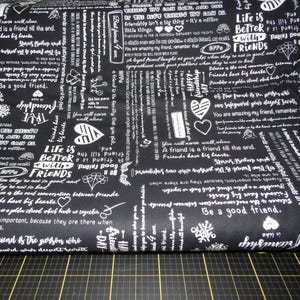 Telas Windham. Sea consciente. Amistad Negro