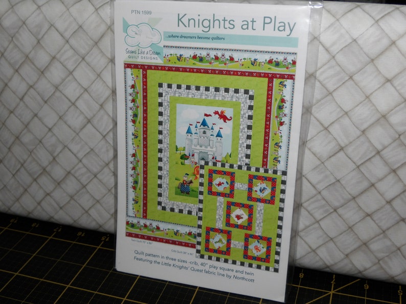 Knights at Play Quilt Pattern - Designed by Seams Like a Dream Quilt ...