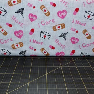 Sykel Enterprises. Nurse. Tossed Allover Grey/Pink