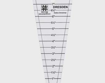 Regla Dresden fácil - Diseñada por Darlene Zimmerman para Moda Fabrics