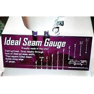Ideal Seam Gauge - Sewing Accessory to measure seam allowance