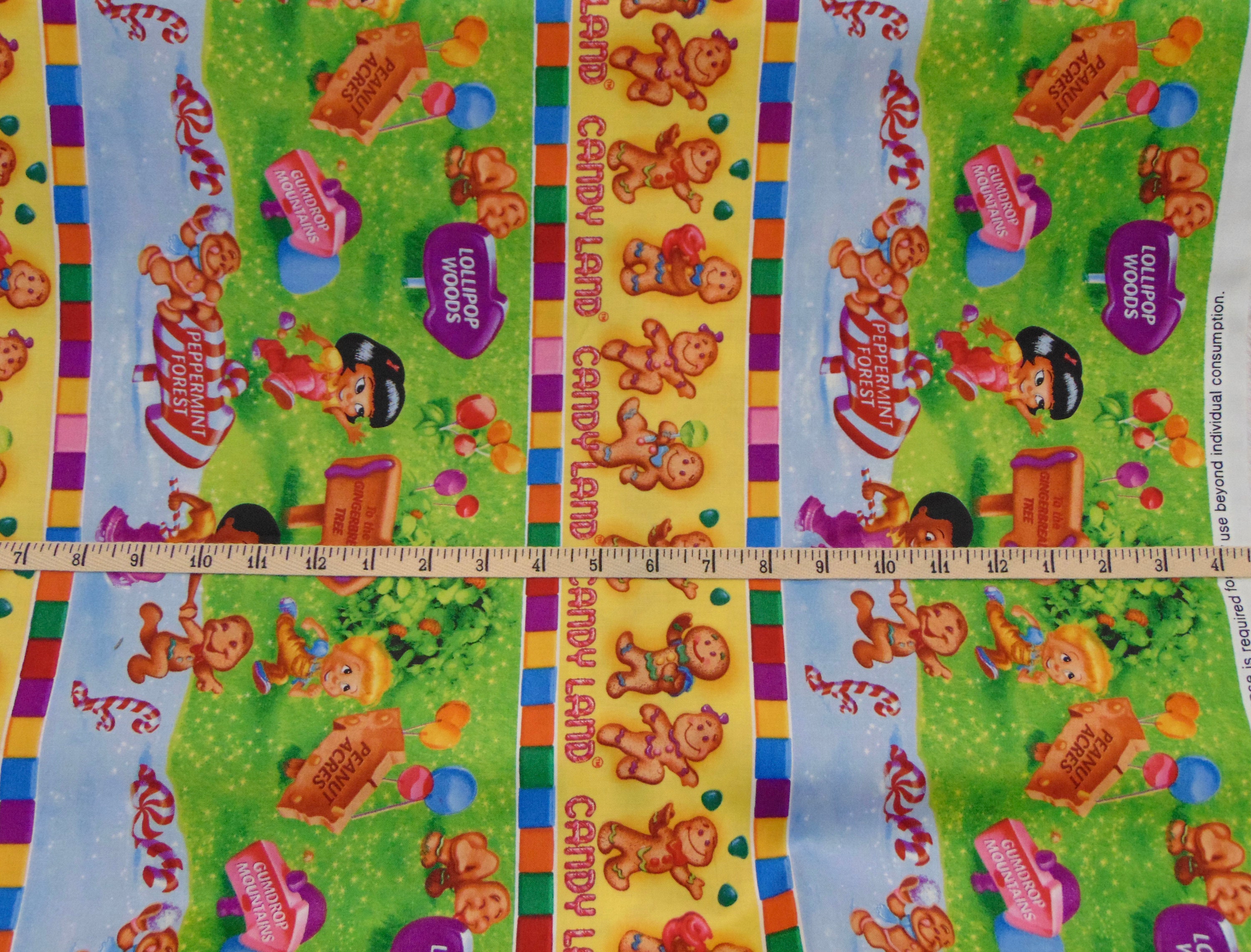 QT Fabrics. Candyland. Gingerbread Stripe Game Original - Etsy Canada