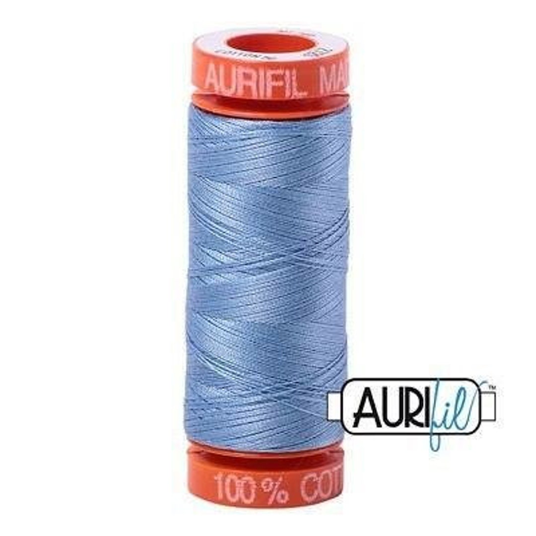 Aurifil Mako Cotton Thread Light Wedgewood 2725 50Wt 1422Yd