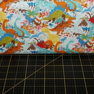 Cosmo. Jurassic Multi - Japanese Fabric (Designed and Printed in Japan)