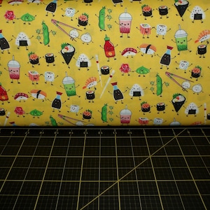 Freckle and Lollie. Lollie Snacks. Sushi & Friends Yellow