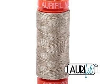 Aurifil. Stone Cotton Mako Thread 50wt 200m Spool 2324