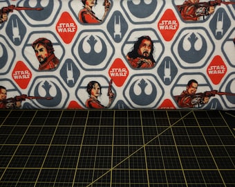 Camelot Fabrics. Rogue One. Star Wars Rebel Polygon FLANNEL