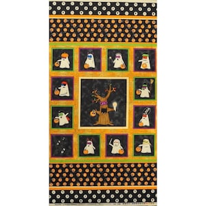 Benartex. Boooo Ville Panel 2/3 yd - out of print Halloween panel